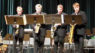 Saxophone Quartet Carol of the Bells [upl. by Pudendas]