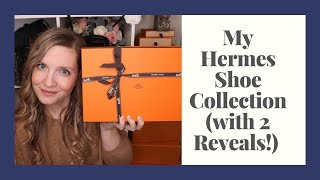 My Entire Hermes Shoe Collection with 2 reveals [upl. by Sylvanus]