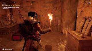 Assassins Creed Origins  Escort Chenzira out of the Tomb 4k PC Ultra No Commentary [upl. by Bound]