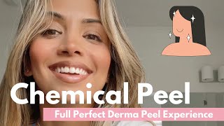 Perfect Derma Chemical Peel  FULL Experience [upl. by Enyr]