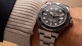 Rolex YachtMaster 42 finally debuts in RLX Titanium  Watches amp Wonders 2023 [upl. by Tiossem]