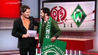 Werderfan stürmt den Sportblitz  Ludwig Evertz [upl. by Suqram]