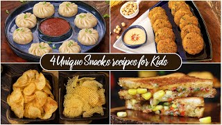 Easy Snacks Recipes for Kids  Evening Snacks Recipe  Instant Snacks at Home  Veg Snacks for Party [upl. by Katzir]