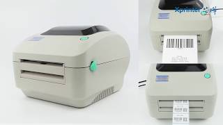 Xprinter XP470B Direct Thermal Barcode Printer High Printing Speed Barcode Label Machine [upl. by Daryn815]