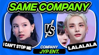 SAVE ONE DROP ONE KPOP SONGS SAME COMPANYLABEL  FUN KPOP GAMES 2024 [upl. by Nitram]