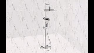 How to install the thermostatic shower mixer set [upl. by Det765]