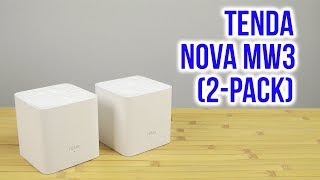 Распаковка Tenda Nova MW3 2pack [upl. by Esile]