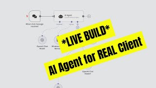 LIVE BUILD Watch Me Build an AI Agent for a Client  N8N  AI Agents  Tutorial [upl. by Sax959]