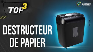 ⭐️ MEILLEUR DESTRUCTEUR DE PAPIER 2022  Comparatif amp Guide dachat [upl. by Bouton]