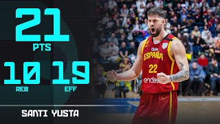 Santi Yusta 21 PTS  Top Performer  SVK vs ESP  FIBA EuroBasket 2025 Qualifiers [upl. by Atalanti]