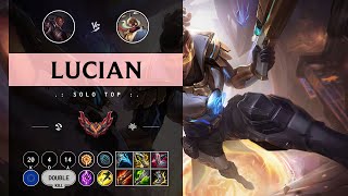 Lucian Top vs Corki  EUW Grandmaster Patch 1410 [upl. by Bambie]