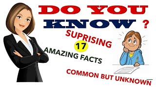 237  DO YOU KNOW   AMAZING FACTS  SURPRISING FACTS [upl. by Haissi]