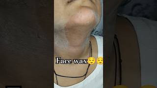 Face waxviralreels hairremoval viralshort bodywax satisfying viralvideo bodywaxing tranding [upl. by Giule]