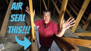 StepbyStep Attic Access Air Sealing for Lower Energy Bills [upl. by Husein]