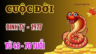 Tử Vi  Sự Thật Cuộc Đời  Đinh Tỵ 1977  Từ 48 Tới 70 Tuổi  Phát Tài Giàu Có Hết Phần Thiên Hạ [upl. by Janeta600]