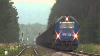 LHS 2xST40s heavy diesel locomotives sound Rp1 [upl. by Eanahs967]