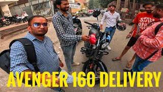 Avengers 160 delivery  Avenger 160 first experience  Mota vlog  bike ride  youtube avenger [upl. by Hegarty]