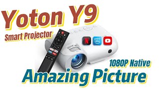 Image Quality of Yoton Y9 Smart Projector [upl. by Etnuaed]