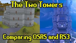 Comparing The WIzards Tower In OSRS and RS3 [upl. by Cleveland]