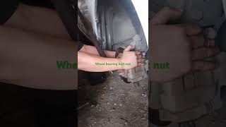 Removing vilocity bolt nut Excel hub Isang paraan Ng pag tangal Ng nut Toyota vios 4th Gen [upl. by Naivat]