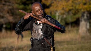 Morgan Jones  SkillsFight Scenes TWD [upl. by Eednar]