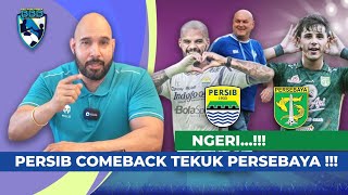 GILAAAAA PERSIB EPIC COMEBACK TEKUK PERSEBAYA DAVID DA SILVA BORONG DUA GOL PENALTI GAK TUH [upl. by Enylekcaj]