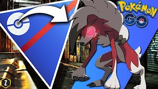 LYCANROC MIDNIGHT FORM in Pokémon GO Battle League [upl. by Yllier]