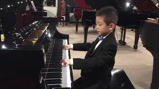 Mozart Piano Sonata No 16 in C Major K 545 1st movement by William Zhang 6 Years Old [upl. by Lello]