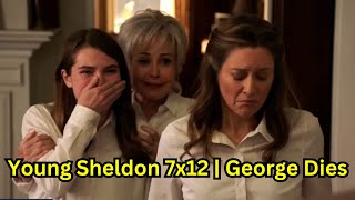 Young Sheldon 7x12  George Dies [upl. by Pavier]