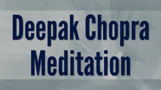 15 Minute Guided Meditation Deepak Chopra Law of Intention [upl. by Salkcin729]