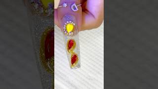 Vibrant colorful nail designs 💅nails nailart naildecoration naildecoration [upl. by Grier]