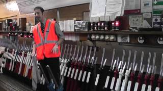 Banbury North Signalbox  A guided tour of the working of the box [upl. by Gabriello574]