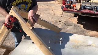 Best Way To Build These Super Strong Sawhorses From Pallet Wood [upl. by Ardnikal]