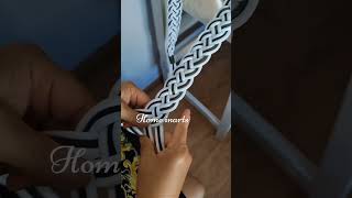 DIY Handfasting Ribbon Wedding Decorative KnotWeaving a Handfasting Cord for a Wedding shorts diy [upl. by Secnirp774]