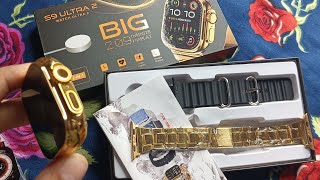 s9 ultra smartwatch s9 ultra 2 smartwatch golden watch ultra 2 smartwatch watch ultra 2 [upl. by Aurora]