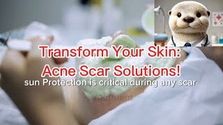 Transform Your Skin Acne Scar Solutions [upl. by Wilda78]