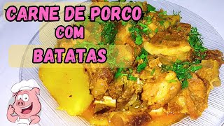 COZIDO DE CARNE DE PORCO COM BATATAS [upl. by Hayott]