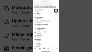 How to Customize Facebook notifications facebook facebookaccount privacy notification notify [upl. by Yssep]