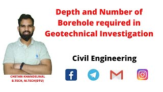 Depth and Number of Borehole required in Geotechnical Investigation [upl. by Anwahsat602]