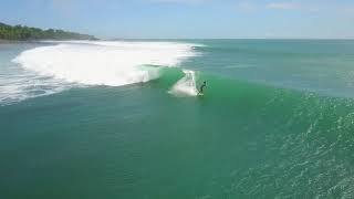 Pavones Drone Footage  2nd Longest Wave in Western Hemisphere [upl. by Bourn]