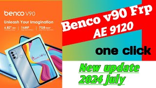 Benco v90 frp bypass new method 2024  AE 9120 frp bypass  Benco frp v90 one click AE 9120 [upl. by Anitnerolf]