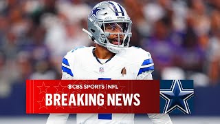 Dak Prescott expected to miss multiple weeks with injured hamstring [upl. by Annadiane]