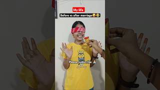 Before vs after marriage🤣🤪 LeenaCharantwins funnyshorts comedyshorts funnyshorts funnyvideos [upl. by Spalding]