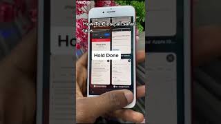 Iphone How to close all safari tabs 1 [upl. by Savannah]