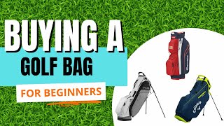 Golf Bags for Beginners  everything you need to know The Best the worst amp everything inbetween [upl. by Yrok]