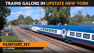 Fairport New York USA  Virtual Railfan LIVE [upl. by Itsuj]