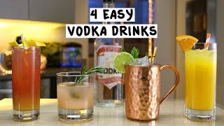 Four Easy Vodka Drinks [upl. by Okoyik]