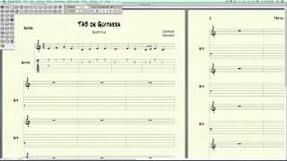 Crear Y Editar TAB de Guitarra en Finale 2012  Jorge Silvestrini [upl. by Couture938]
