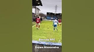 Barrow AFC vs Crewe Alexandra [upl. by Adnaugal173]