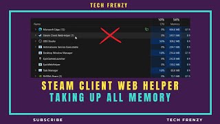 Steam client web helper high memory usage  FIXED [upl. by Boggers]